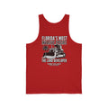 Copy of Bobby for Governor Unisex Jersey Tank — "Florida's Most Invasive Species - The Land Developer”