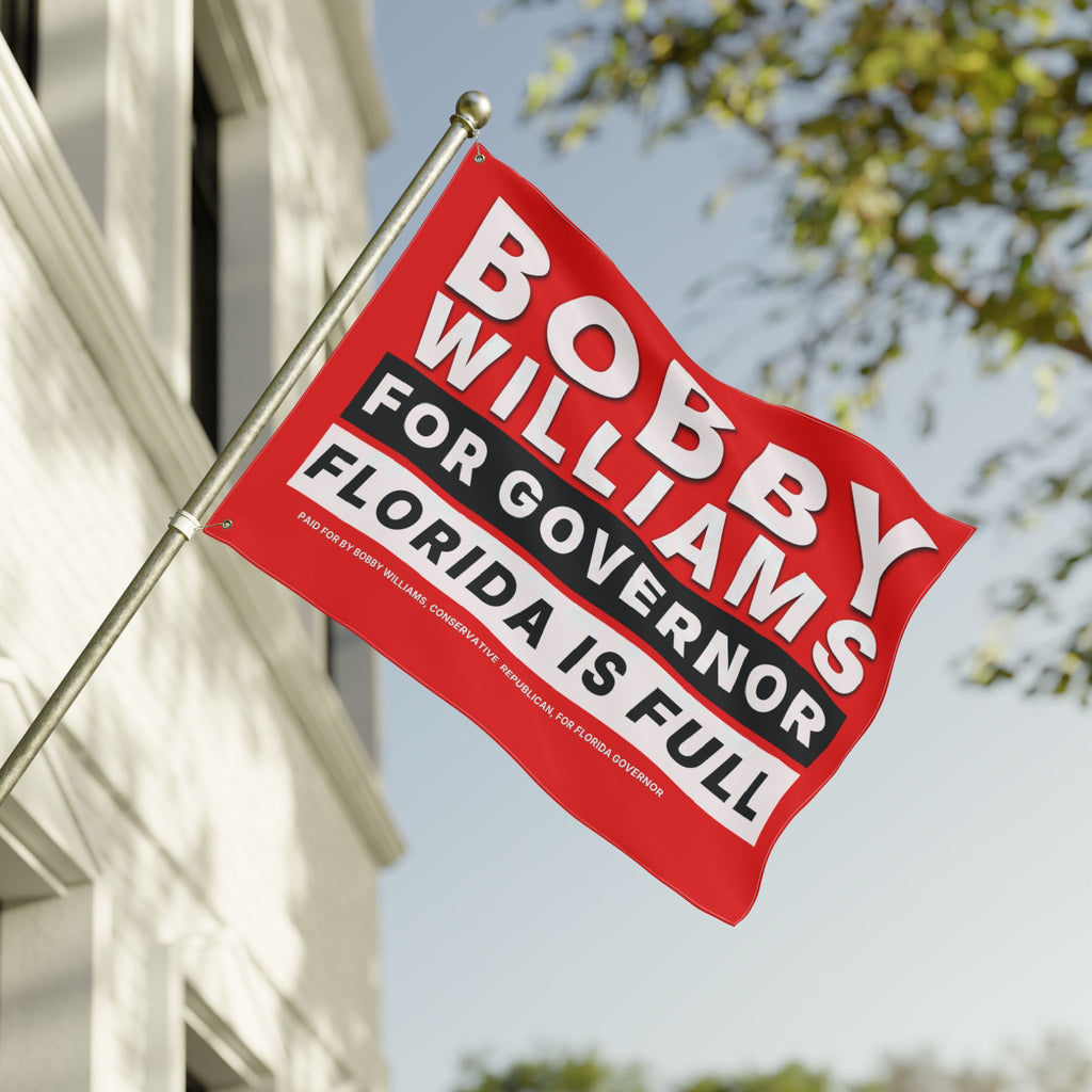 "Bobby For Florida Governor" Campaign Flag