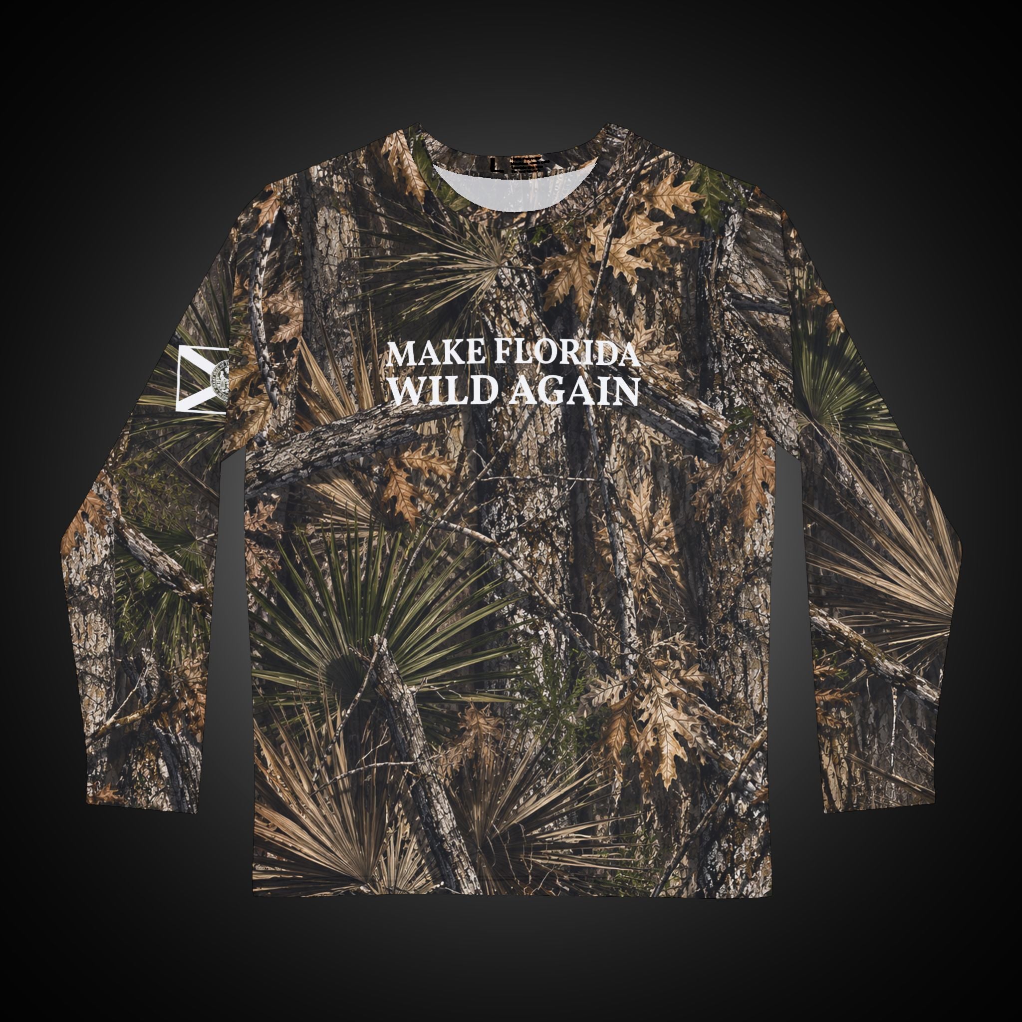 Camo Long Sleeve Shirt — "Make Florida Wild Again" Outdoor Hunting Tee - Bobby Williams