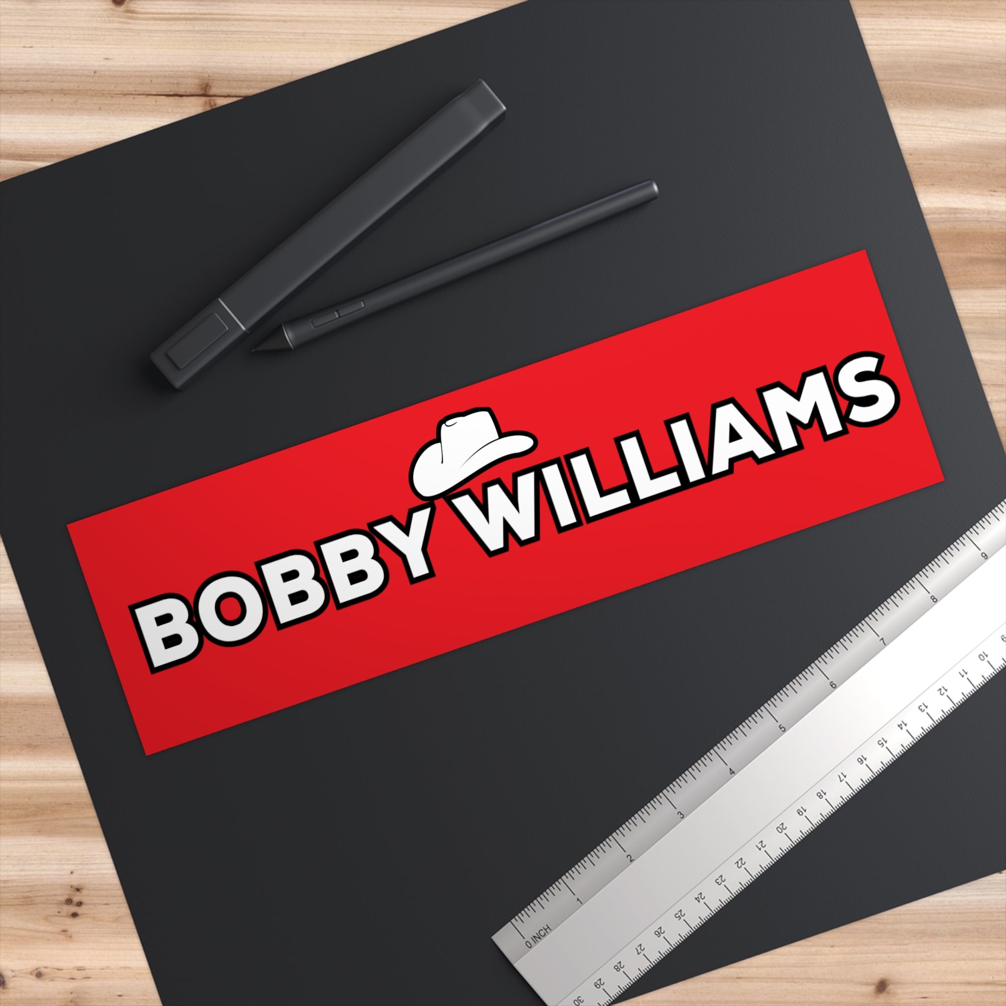 Bobby Williams Bumper Sticker — Car Decal