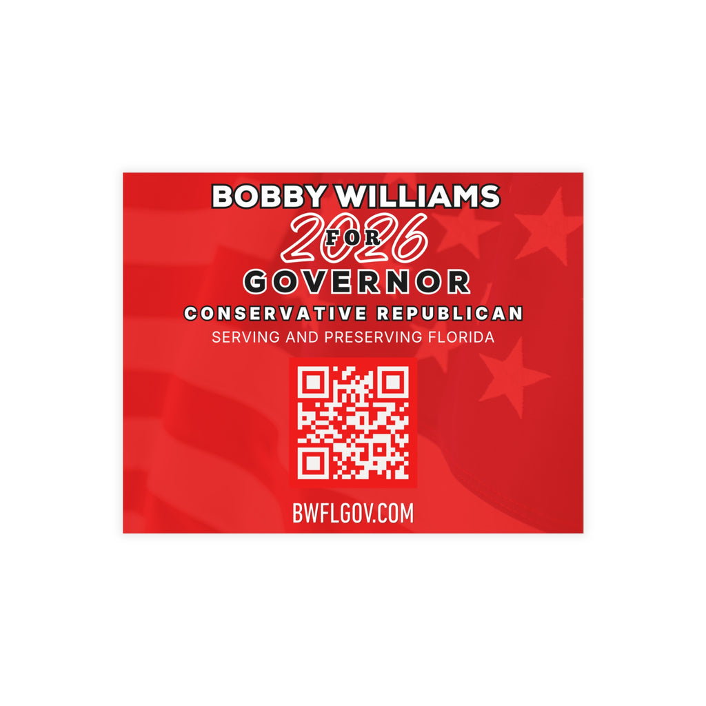 Bobby Williams Campaign Flyers (at Cost)