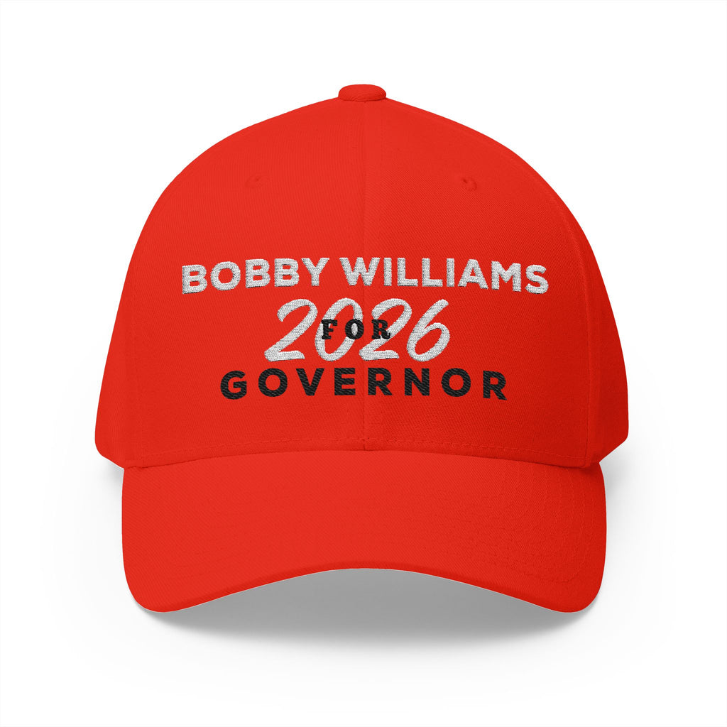 Candidate Campaign Cap — "Bobby Williams for Governor 2026" Embroidered Hat