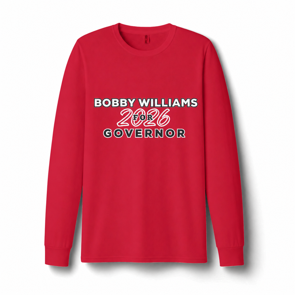 Bobby for Governor  — "Florida is Full" Dri-Power Long Sleeve T-Shirt
