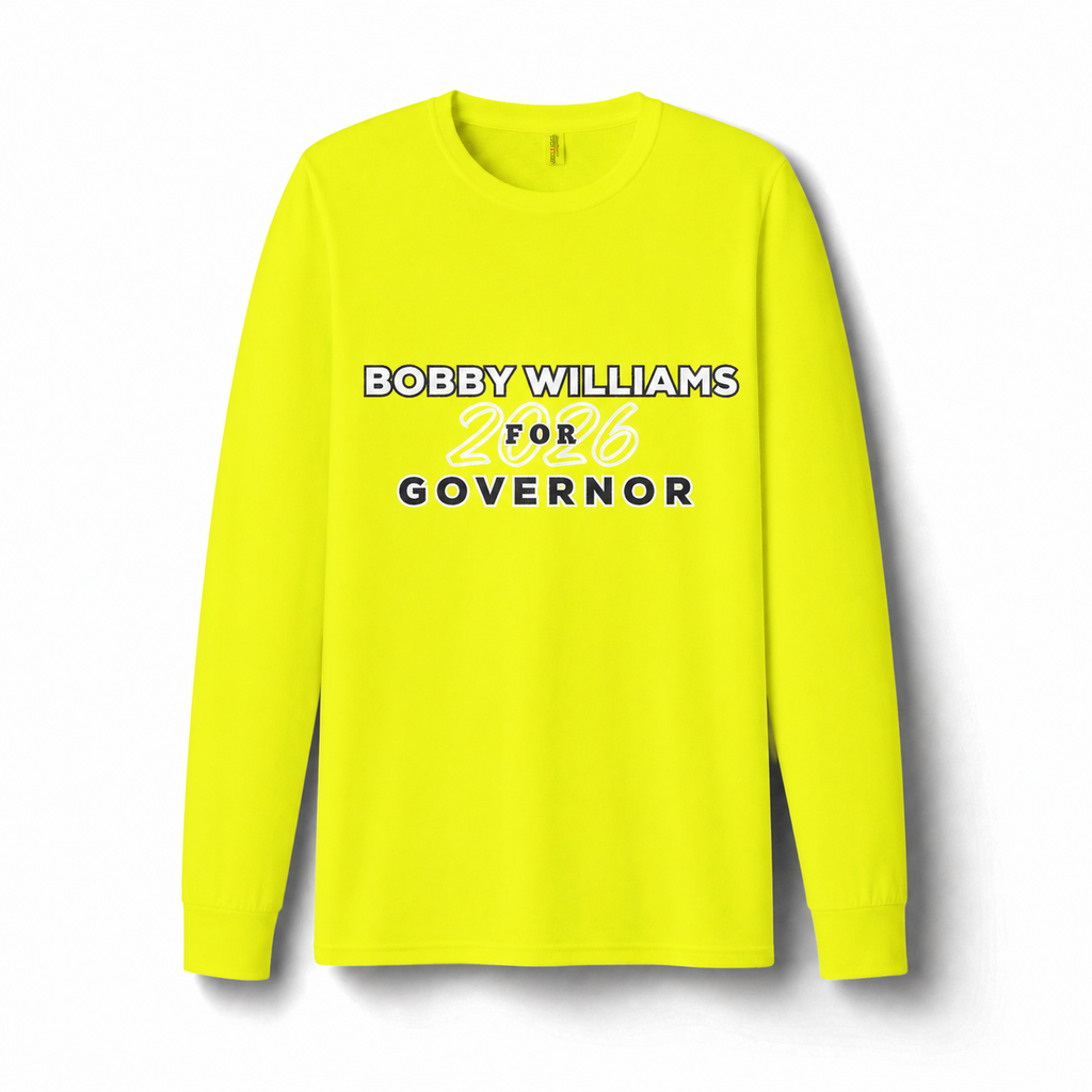 Bobby for Governor  — "Florida is Full" Dri-Power Long Sleeve T-Shirt
