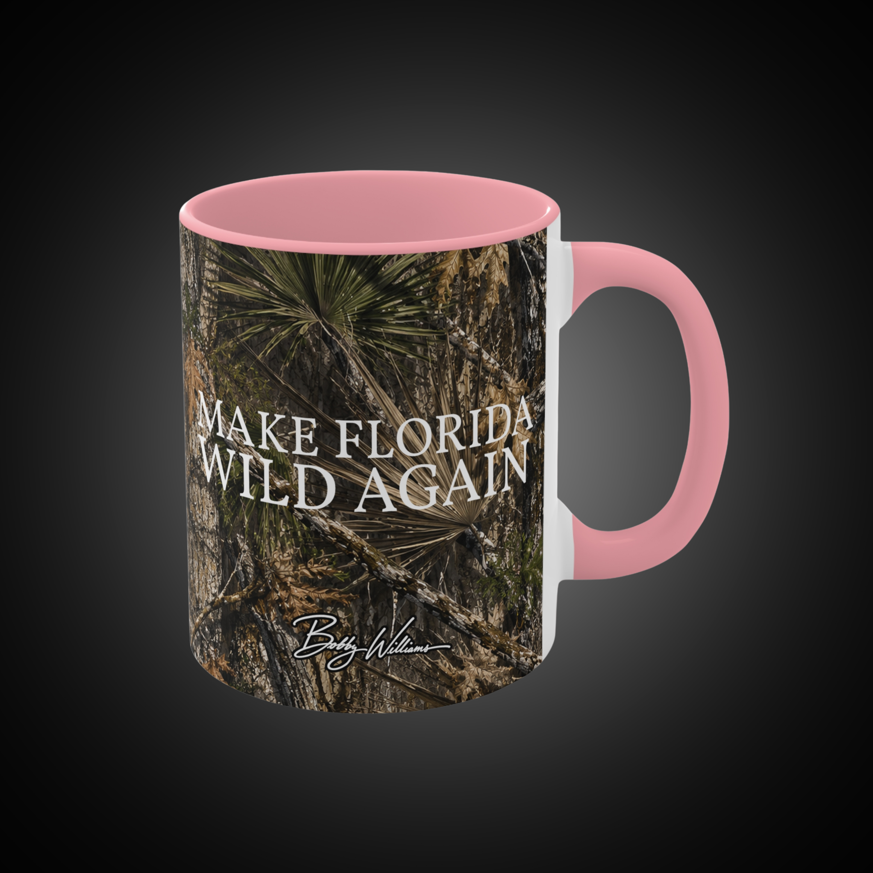 Camo Accent Mug — "Make It Wild" Bobby Williams