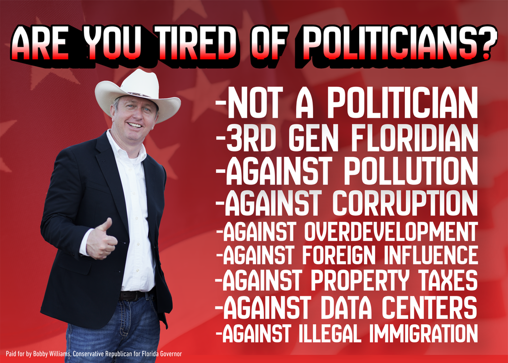 BULK Door Knocker Cards - Bobby Williams for Governor