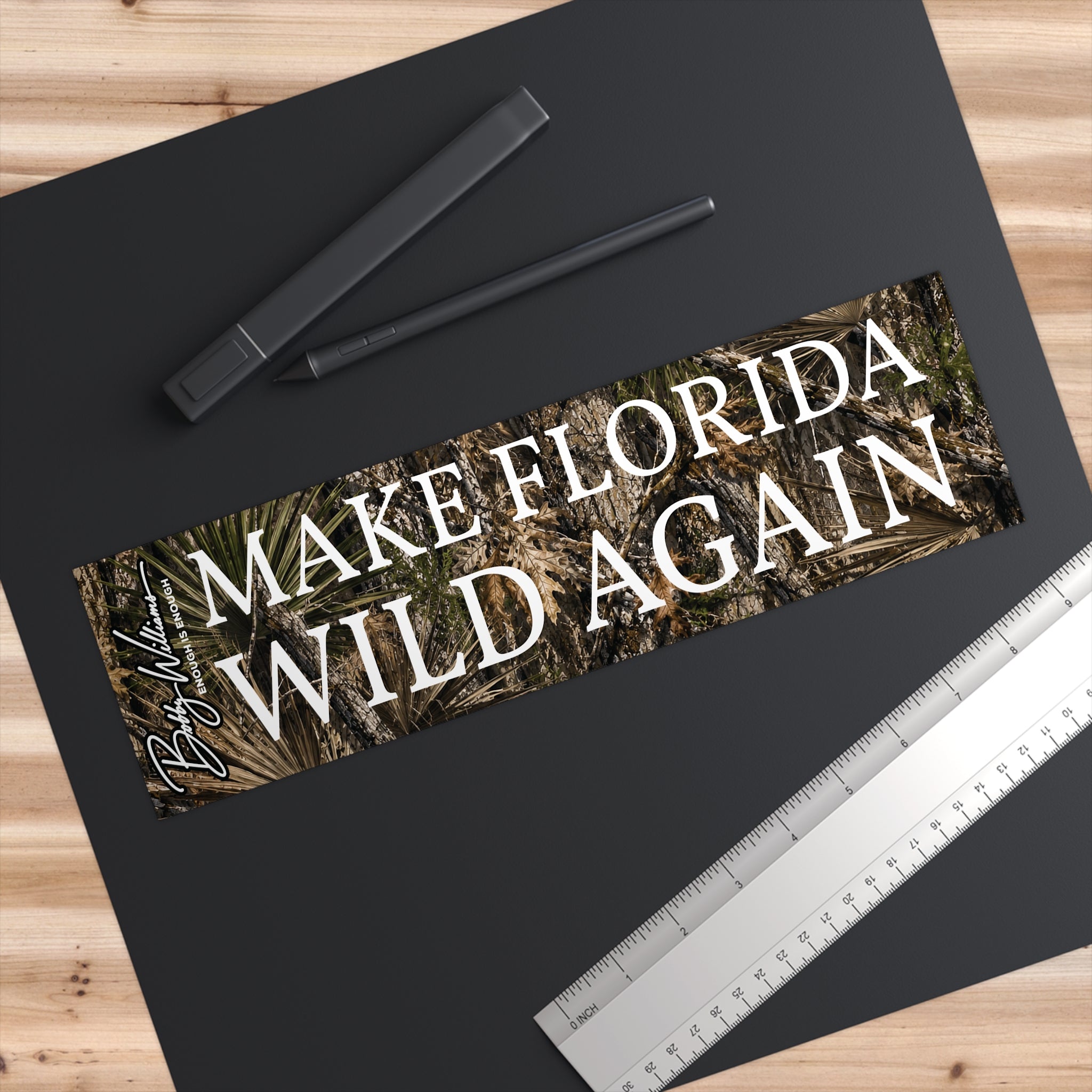 Bumper Sticker "Make Florida Wild Again" Bobby Williams Official Merch
