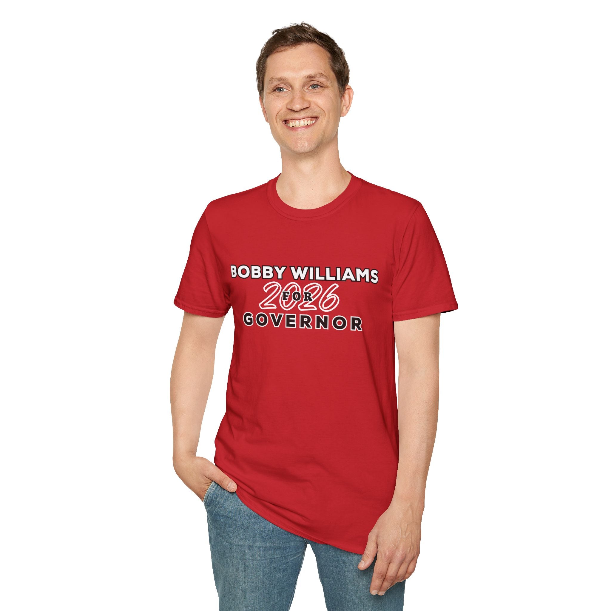 Bobby for Governor T‑Shirt — "Florida's Most Invasive Species - The Land Developer”
