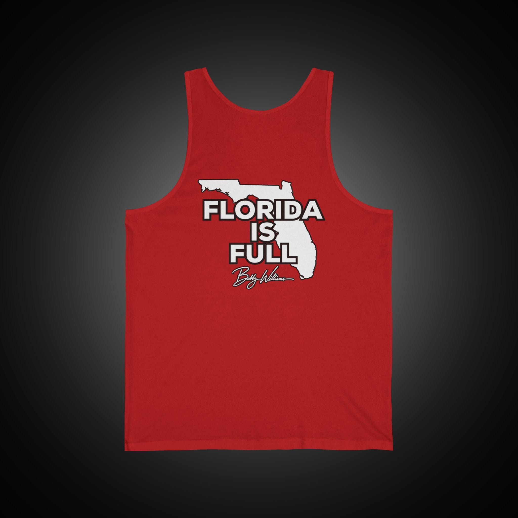 Bobby Williams Jersey Tank — "Florida is Full"